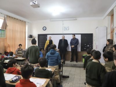 بازدید مدیرکل نوسازی مدارس آذربایجان شرقی از سیستم گرمایشی مدرسه شهید دباغی ناحیه ۳