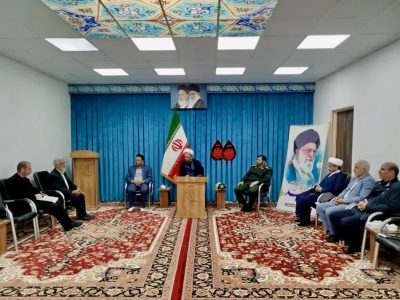 تودیع و معارفه رئیس ستاد توسعه و بازسازی عتبات و عالیات شهرستان ورزقان
