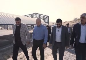 بازدید معاون توسعه اقتصاد دانش‌بنیان از سوله های در حال ساخت پارک علم و فناوری آذربایجان‌شرقی