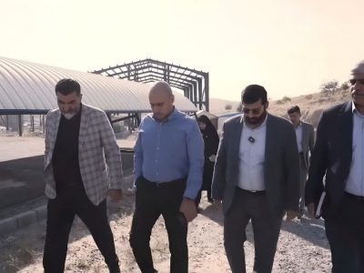 بازدید معاون توسعه اقتصاد دانش‌بنیان از سوله های در حال ساخت پارک علم و فناوری آذربایجان‌شرقی