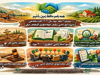 صیانت از زمین، اولویت راهبردی مدیریت امور اراضی در آذربایجان شرقی