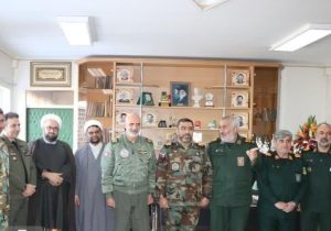 دیدار سردار «مسعود باقری نژاد» و مقاومت آذربایجان شرقی با فرمانده محترم قرارگاه منطقه‌ای عاشورا در تبریز