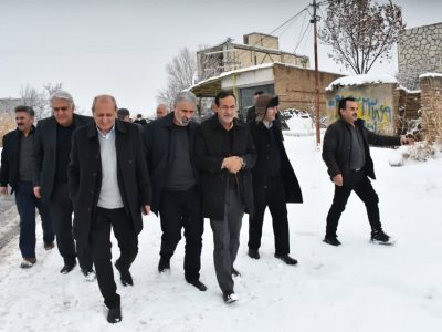 بازدید میدانی از وضعیت آب و خاک منطقه امند بخش صوفیان شهرستان شبستر