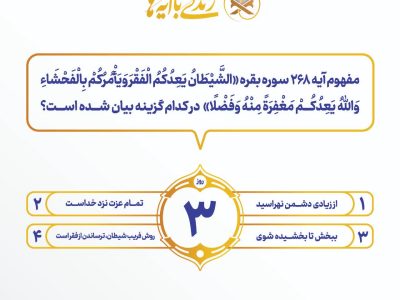 اعلام مسابقه شماره سوم زندگی با آیه ها با جوایز میلیونی