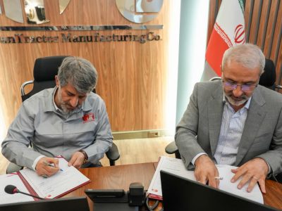 تفاهم‌نامه همکاری یک همتی شهرداری کرج و تراکتورسازی ایران برای تأمین ناوگان خدمات شهری