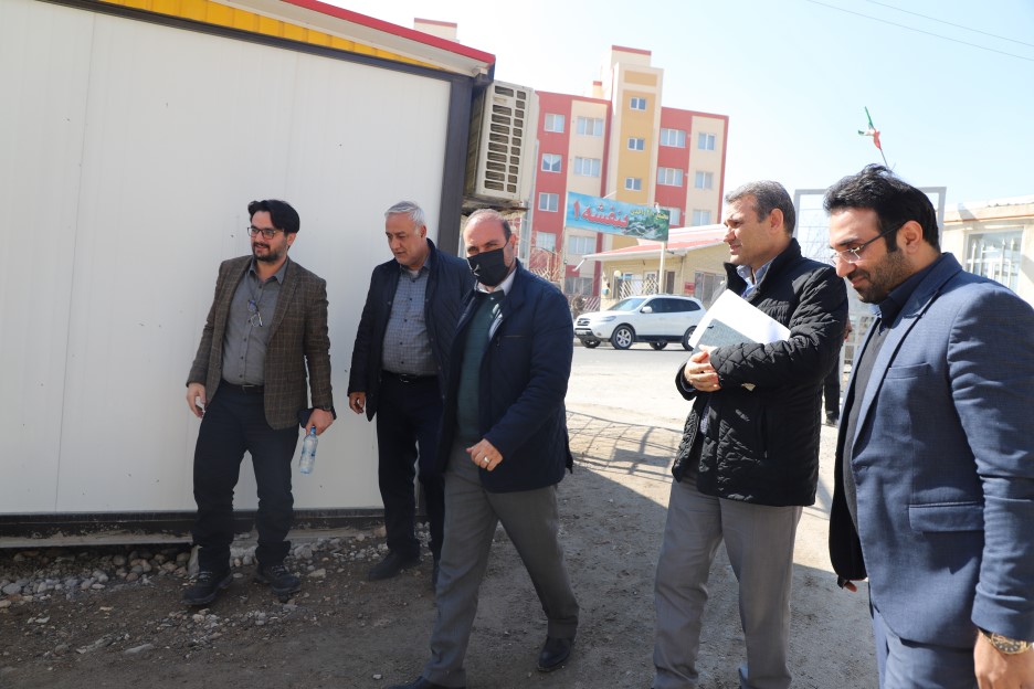 بازدید مهندس سعیدی از پروژه‌های طرح نهضت ملی مسکن۴۶۸واحدی فخر۱و۲۶۰واحدی فخر ۲ در فاز ۳ ستاد اجرایی حضرت امام (ره)