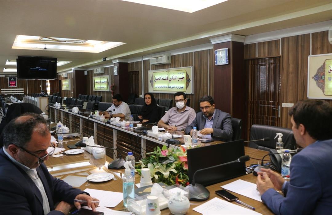 برگزاری نشست خبری معاونت اجتماعی و پیشگیری از جرم دادگستری استان آذربایجان شرقی با هیئت مدیره انجمن صنفی روزنامه نگاران استان