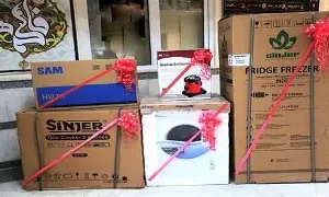 کمک یک میلیارد تومانی مادر شهید و بانوی خیر تبریزی به نوعروسان