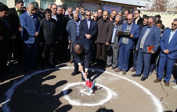 مدرسه ۶ کلاسه استثنایی عمار میانه با اعتبار ۶ میلیارد ریال کلنگ زنی شد