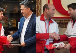 آئین تکریم و معارفه مسئول روابط عمومی جمعیت هلال‌احمر آذربایجان شرقی برگزار شد