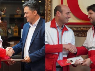 آئین تکریم و معارفه مسئول روابط عمومی جمعیت هلال‌احمر آذربایجان شرقی برگزار شد