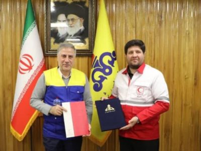 ‌‌انعقاد تفاهم نامه همکاری فی‌ما‌بین جمعیت هلال احمر و شرکت گاز استان آذربایجان شرقی