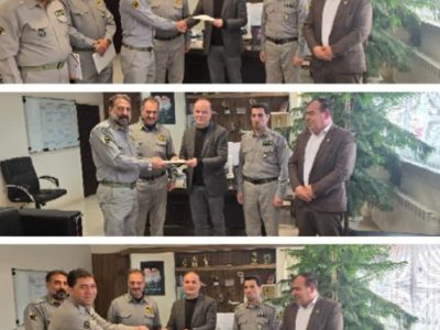 تجلیل سرپرست حفاظت محیط زیست آذربایجان شرقی از محیط بانان نمونه بهمن ماه