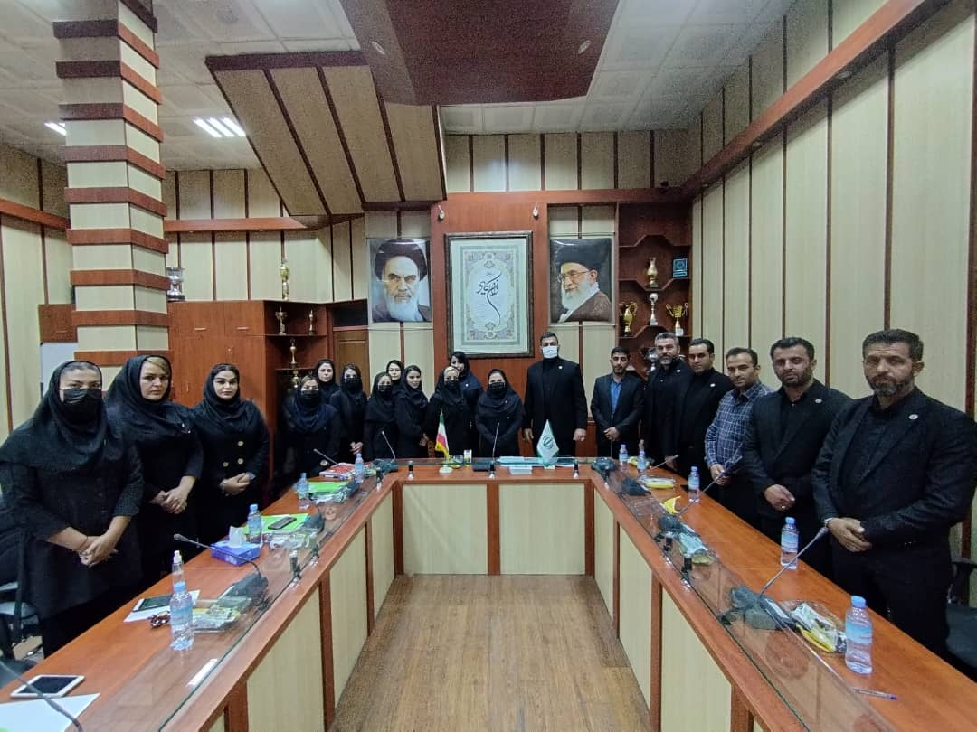 جلسه معرفی هیئت رئیسه وکمیته بانوان سازمان تشریفات همراهی سایمان استان آذربایجان شرقی سالن کنفرانس تختی اداره ورزش وجوانان تبریز