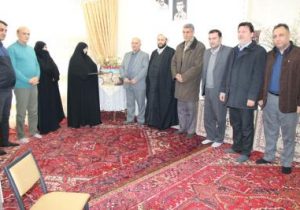 دیدارمدیرکل بنیاد مسکن انقلاب اسلامی آذربایجان شرقی با خانواده شهید والامقام جمالی