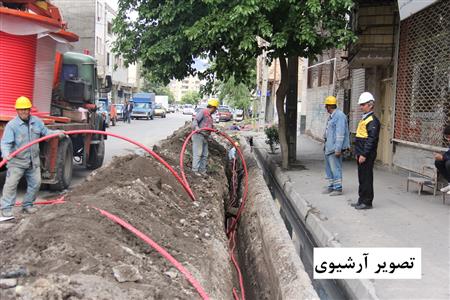 تبدیل شبکه هوایی روستای باغ یعقوب به شبکه زمینی با اعتباری بیش از ۴ میلیارد