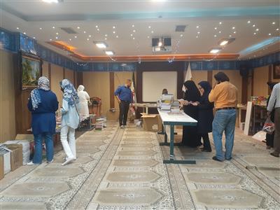 در آستانه بازگشایی مدارس؛برپایی نمایشگاه کتاب و لوازم تحریر در شرکت توزیع نیروی برق تبریز