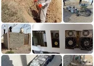 کشف و جمع‌آوری ۱۳ دستگاه ماینر غیرمجاز در صوفیان