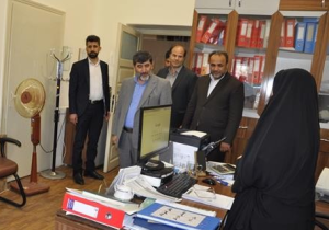 بازدید سرپرست استانداری آذربایجان شرقی از اداره کل امور مالیاتی استان