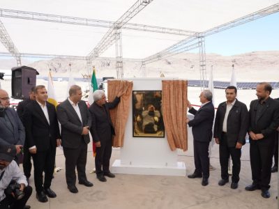نیروگاه ۴۰ مگاواتی خورشیدی ارس با دستور رئیس‌جمهور به شبکه سراسری پیوست