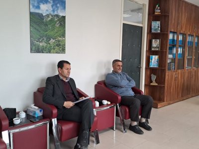 دیدار مدیرکل منابع طبیعی و آبخیزداری آذربایجان شرقی و مدیر کل زندان‌ ها و اقدامات تأمینی و تربیتی آذربایجان شرقی