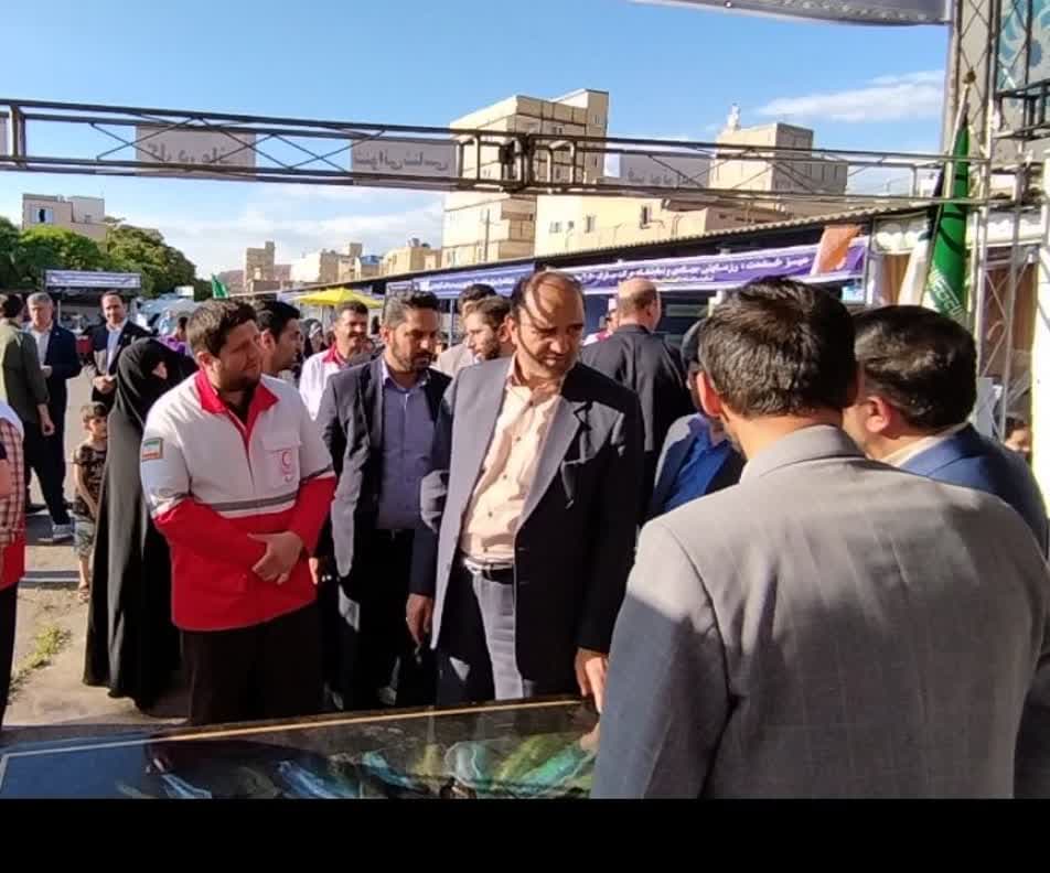 نمایشگاه حرکت مبارک ۲۰۲۰ محله در استان آذربایجان شرقی و به میزبانی  هلال احمر آذربایجان شرقی در محل مرکز آموزش بهورزی تبریز واقع در محله محروم منبع برگزار شد.