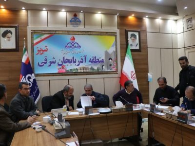 حضور فاتح، فرماندار شهرستان تبریز در شرکت فرآورده های نفتی استان
