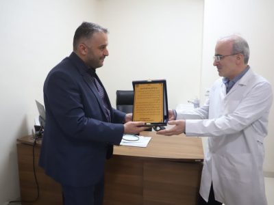 دیدار مدیرکل نوسازی، توسعه و تجهیز مدارس آذربایجان شرقی با خیر مدرسه ساز، جناب آقای دکتر اکبر شریفی