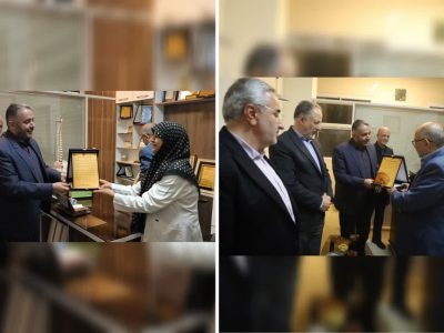 دیدار مدیرکل نوسازی، توسعه و تجهیز مدارس آذربایجان شرقی با زوج پزشک مدرسه ساز