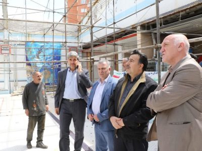 بازدید مدیرکل ورزش و جوانان استان آذربایجان شرقی از اماکن ورزشی شهرستان اهر