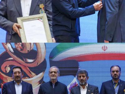 تراکتورسازی مدال افتخار حوزه صادرات کشور را از رئیس جمهور دریافت کرد
