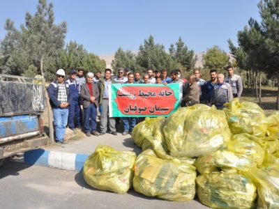 خانه محیط زیست کارخانه سیمان صوفیان تبریزبا اجرای “مسیر سبز- ایران پاک”