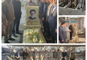 تجدید میثاق سرپرست جدید حفاظت محیط زیست آذربایجان شرقی با شهدا در نخستین روز کار