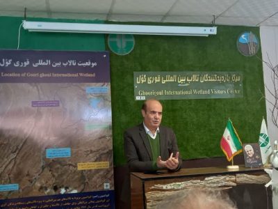 بازدید از منطقه زیبای تالاب قوری گل شهرستان بستان آباد