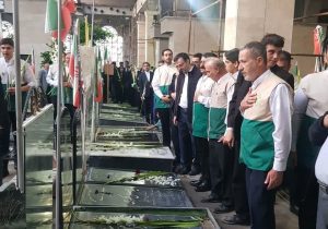 غبار روبی و تجدید میثاق با شهدا والامقام