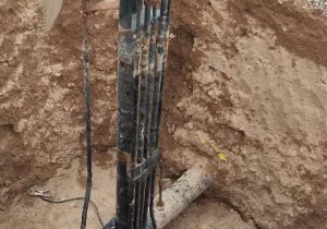 نشتی گاز انشعاب ۸ اینچ کارخانه سهند فلوت