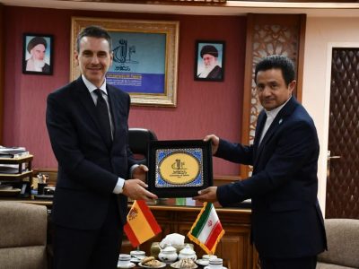 دیدار سفیر اسپانیا با رئیس دانشگاه تبریز