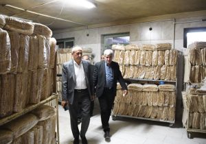 بازدید رئیس سازمان جهاد کشاورزی آذربایجان شرقی و فرماندار اسکو از مجتمع نان آتا بابای اسکو