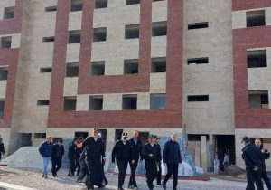 بازدید فرمانده انتظامی استان از پروژه‌های عمرانی در حال احداث انتظامی میانه