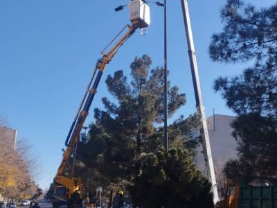 برکناری چراغ های ۳۰ ساله و نصب ۳۰ دستگاه LED کم‌ مصرف در محدوده امور برق گلستان