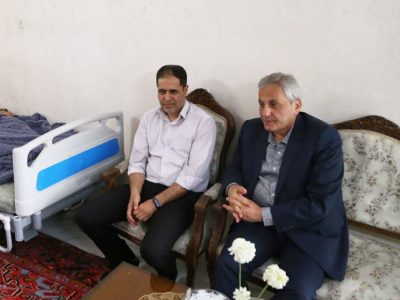 دیدار مدیرکل بنیاد شهید آذربایجان‌شرقی با دو جانباز سرافراز تبریزی