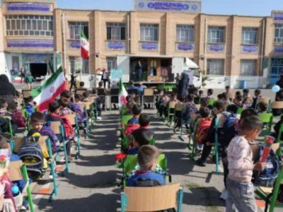 ویژه برنامه «آیین مهر» کانون پرورش فکری در مدرسه یوشانی تبریز
