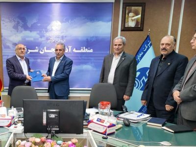برگزاری مراسم معارفه معاون مالی و پشتیبانی مخابرات منطقه آذربایجان شرقی